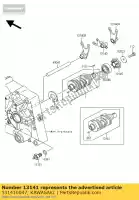 131410047, Kawasaki, drum-change kawasaki d tracker 125 , New