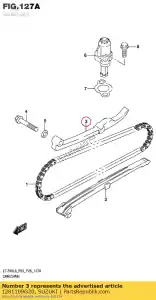 Suzuki 1281109G20 tensor, cam c - Lado inferior