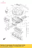 5FL144510000, Yamaha, élément, filtre à air yamaha yzf r 700 7, Nouveau