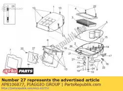 Qui puoi ordinare diaframma di riduzione da Piaggio Group , con numero parte AP8106877: