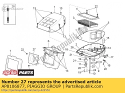 Aprilia AP8106877, Reduktionsmembran, OEM: Aprilia AP8106877