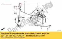 32416HN5670, Honda, os?ona, zacisk prze??cznika magnetycznego honda  trx 350 400 420 500 700 2000 2001 2002 2003 2004 2005 2006 2007 2008 2009 2010 2011 2012 2013 2017 2018 2019 2020, Nowy