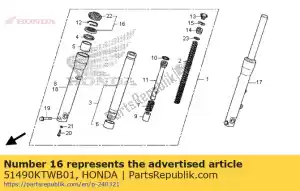 honda 51490KTWB01 conjunto de selos, fr. garfo - Lado inferior