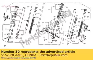 Honda 51520MCAA61 caso assy., l. parte inferiore - Il fondo