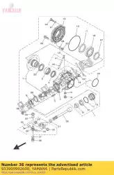 Qui puoi ordinare cuscinetto (2 ore) da Yamaha , con numero parte 933999992600: