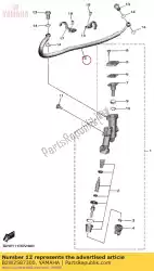 Aquí puede pedir manguera, freno 2 de Yamaha , con el número de pieza B2W2587300: