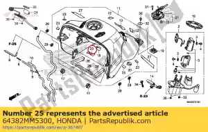 Honda 64382MM5300 fita, capa - Lado inferior