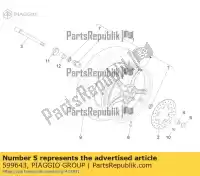 599643, Piaggio Group, distanziatore     , Nuovo