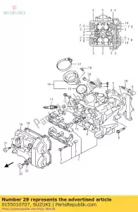 suzuki 0155010707 bullone - Il fondo