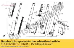 Here you can order the damper comp,fr from Honda, with part number 51430KZ3B01: