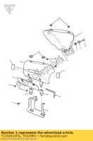 T2309410PG, Triumph, painel lateral triumph scrambler carb scrambler efi 865 2006 2007 2008 2009 2010 2011 2012 2013 2014, Novo