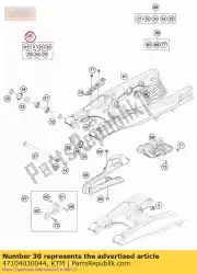 achterbrug 85sx cpl. 2015 van KTM, met onderdeel nummer 47104030044, bestel je hier online: