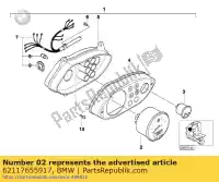 62117655917, BMW, snelheidsmeter bmw c1 125 200 2000 2001 2002 2003 2004, Nieuw