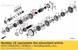 sluitring, 40,2x51x1 van Honda, met onderdeel nummer 90411MGED00, bestel je hier online: