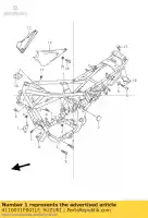 4110031F001LF, Suzuki, komp. ramek suzuki gsf bandit s  su u gsf600ns 600 , Nowy