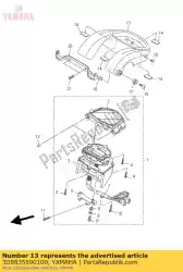 Aqui você pode pedir o capa, medidor em Yamaha , com o número da peça 3D8835590100: