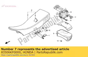 Honda 83506KF0000 banda comp. b, transportista - Lado inferior