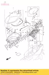 Tutaj możesz zamówić wspornik, blokada siedzenia od Yamaha , z numerem części 1PHF478X0000:
