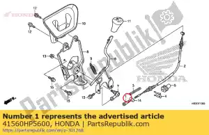 honda 41560HP5600 nut comp., adjusting - Bottom side