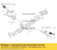 1C000075, Piaggio Group, alavanca de freio (brembo) aprilia piaggio vespa met0000ea met0000ha, metm858e, met0002ha, metm8500, metm858f,  met0001aawh, metm9100 met0001aawj met0001bav met0002da, met0000da met0002ja;met0000ja met0003ba1 metca4100 metca4101 metca4101, metca4102 metcd3 metm918e, met0001a 50 125, Novo