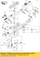 132800213, Kawasaki, uchwyt, d?wignia sprz?g?a kawasaki klx  r klx450r klx450 450 , Nowy