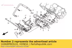 Aqui você pode pedir o grampo b, mangueira de combustível em Honda , com o número da peça 16968MBZ610: