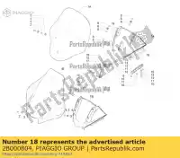 2B000804, Piaggio Group, lewy wspornik szyby piaggio mp mp3 350 maxi sport zapm860x, zapta10w zapm86100, zapm86101 zapm86200, zapm86202 zapta10x zapta1100, zapta19l zapta1200 zapta1200, zapta1201 zapta1202 zapta1202, zapta1204 zapta130 zaptd1102,  zaptd120 300 350 400 500 2014 2015 2016 2017 2018 20, Nowy