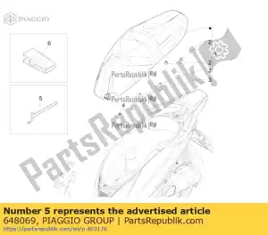 Piaggio Group 648069 chiave ammortizzatore - Bottom side