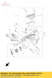 yamaha 1D4E44190000 tubo - Lado inferior