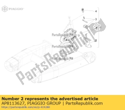 Aprilia AP8113627, Brake pads, OEM: Aprilia AP8113627