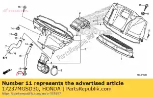 Honda 17237MGSD30 plugue - Lado inferior