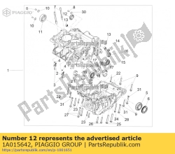 Aprilia 1A015642, Cuscinetto a sfere c/anello di ritegno apr rs 660 4t, OEM: Aprilia 1A015642