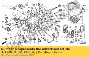 honda 32120MCAB20 geen beschrijving beschikbaar op dit moment - Onderkant