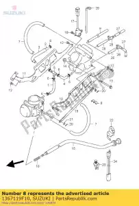 suzuki 1367119F10 spinacz - Dół