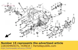 plaat comp, koppeling van Honda, met onderdeel nummer 22830HN5670, bestel je hier online: