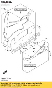 Suzuki 6818133C2019A embleem, 