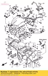 Aqui você pode pedir o painel 2 em Yamaha , com o número da peça 3EN2835V2000: