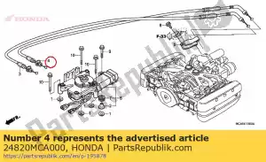 Honda 24820MCA000 kabelcomp., neutraal - Onderkant