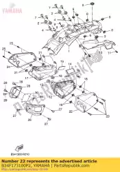 bedek zijde 3 mbl2 van Yamaha, met onderdeel nummer B34F173100P2, bestel je hier online: