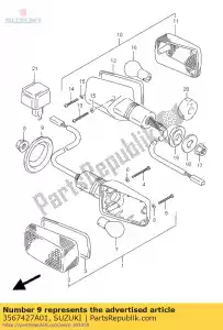 suzuki 3567427A01 ojal fr - Lado inferior