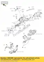 55028049920A, Kawasaki, capota, upp, rh, ebony kawasaki z  sl abs br250 f z250sl 250 , Novo