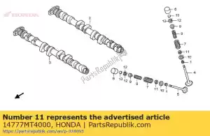 Honda 14777MT4000 sede, mola da válvula interna - Lado inferior