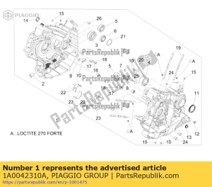 aprilia 1A0042310A voerman, paar 