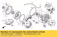 43010HP5600, Honda, conjunto de painéis, rr. freio honda trx420fe fourtrax rancher 4x4 es rancer 420 , Novo