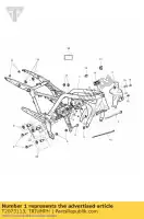 T2073113, Triumph, assy frame world triumph rocket iii, classic & roadster 2300 2005 2006 2007 2008 2009 2010 2011 2012, Novo