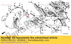 Here you can order the screw, tapping, 5x10 from Honda, with part number 9390125120: