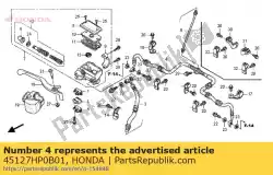 Here you can order the no description available at the moment from Honda, with part number 45127HP0B01: