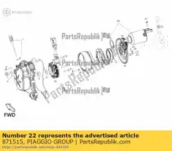 bord van Piaggio Group, met onderdeel nummer 871515, bestel je hier online: