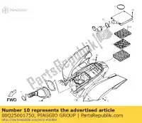 00Q25001750, Piaggio Group, Carenado posterieure neger derbi dxr cc 250, Nieuw