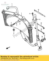 1646040C10, Suzuki, tubo, oilclr, l suzuki gsx r 1100 1989 1990 1991 1992, Nuovo